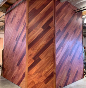 redwood wall