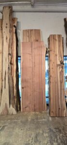 Redwood in the middle.