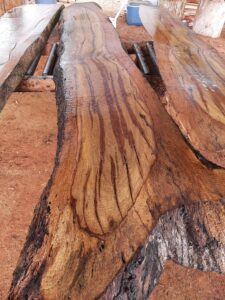 custom cut sustainable wood, Custom milling Valley Oak for a client